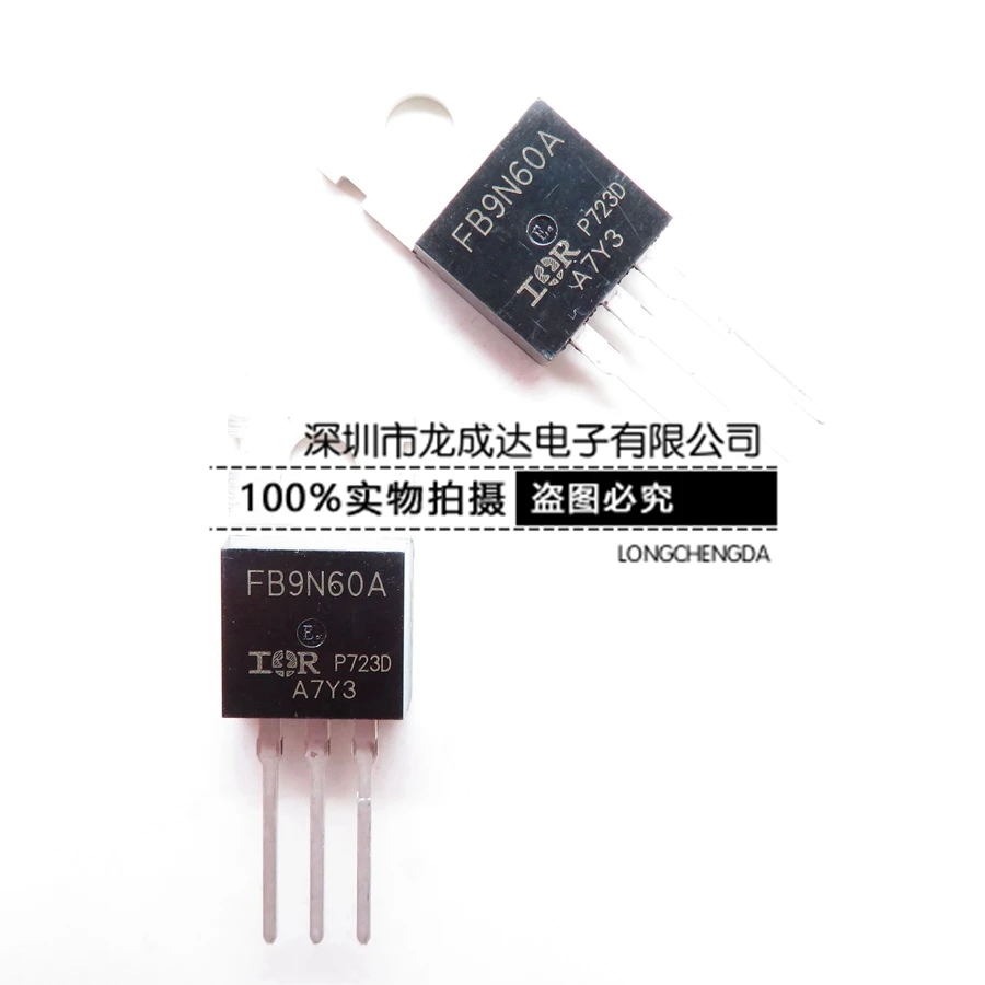

30 шт. Оригинальный Новый IRFB9N60A IRFB9N60 9.2A/600V TO-220 N канальный полевой транзистор