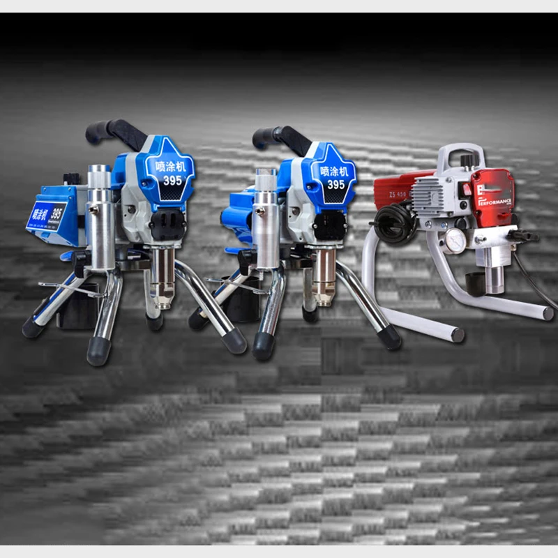 Imagem -06 - Máquina de Pulverização Mal Ventilada Mecânica o 395 450 220v 1500w 2200w Ferramentas de Pulverização de Pintura de Revestimento de Tinta de Látex de Alta Pressã