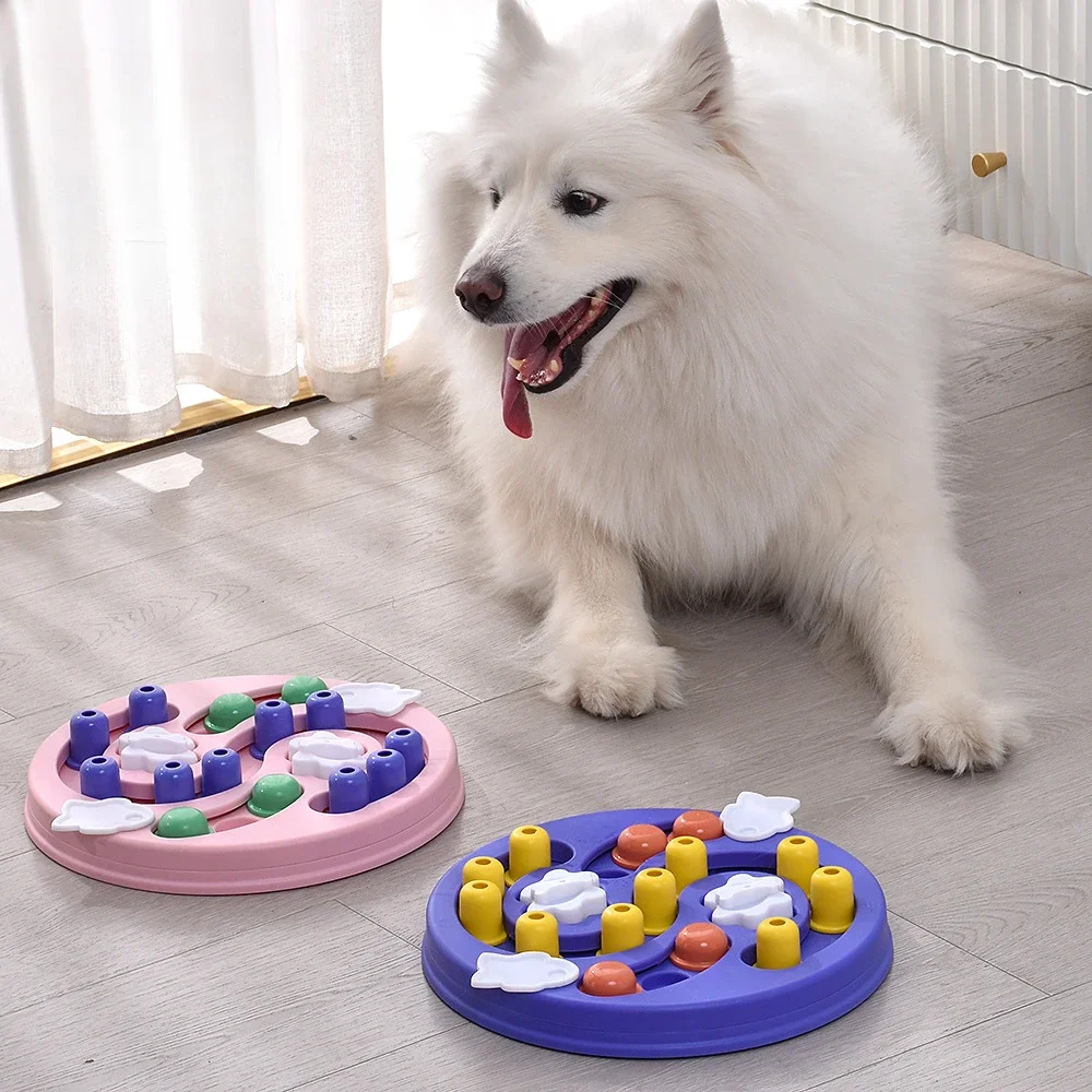 Dog Puzzle Toys Slow Feeder Interactive Puppy Increase IQ Training Game Food Dispenser Slowly Eating NonSlip Bowl Pet Dogs Toy