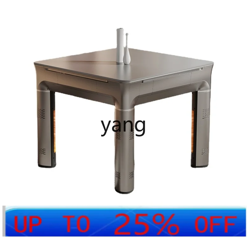 LTT Heating Dining Table Mahjong Machine Automatic Dining Table Dual-Use Heating Mahjong Table