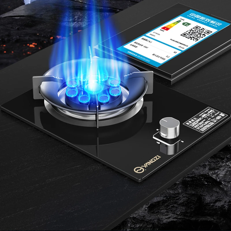 Household Gas Single-burner Gas Stove, Energy-saving Fire Stove, Gas Embedded Natural Stove, Desktop Liquefied Stove