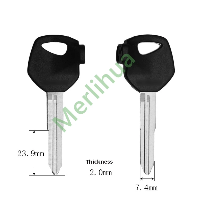 Suzuki motorcycle key, suitable for: Suzuki VN100 VM100 HJ100T-5/6 Tianlongxing 125 with magnet motorcycle key blank