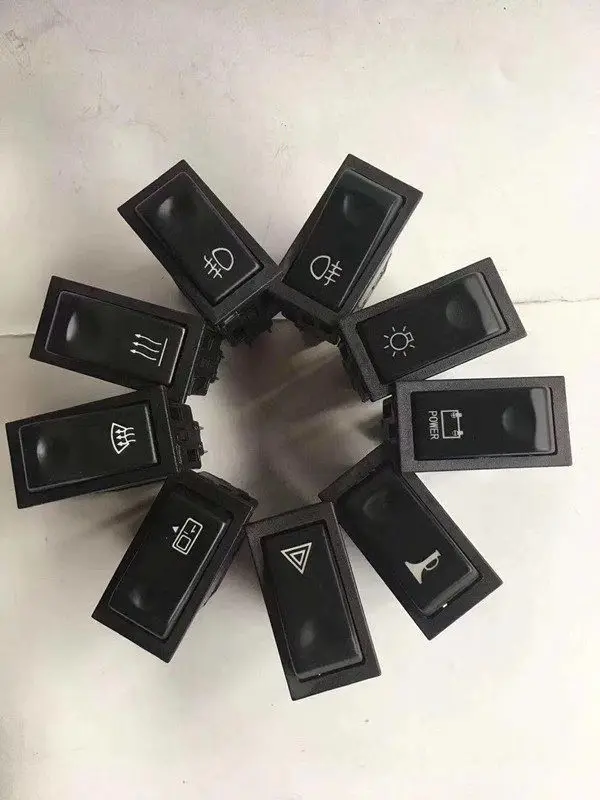 for Bus instrument switch, rocker switch, horn power supply warning door, fog light switch, bus rocker switch
