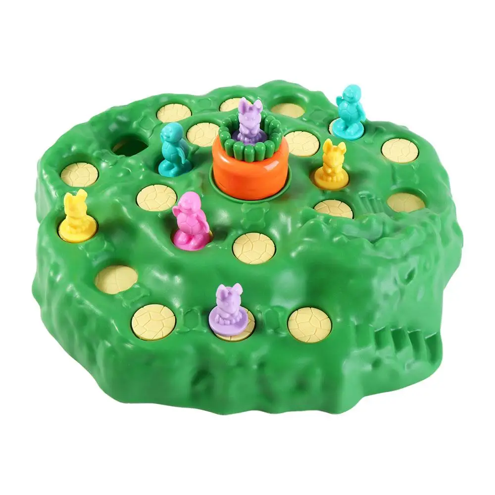 モンテッソーリ-バニーボードゲーム,競争力のある国のおもちゃ,教育玩具,クロスカントリー,インタラクティブゲーム