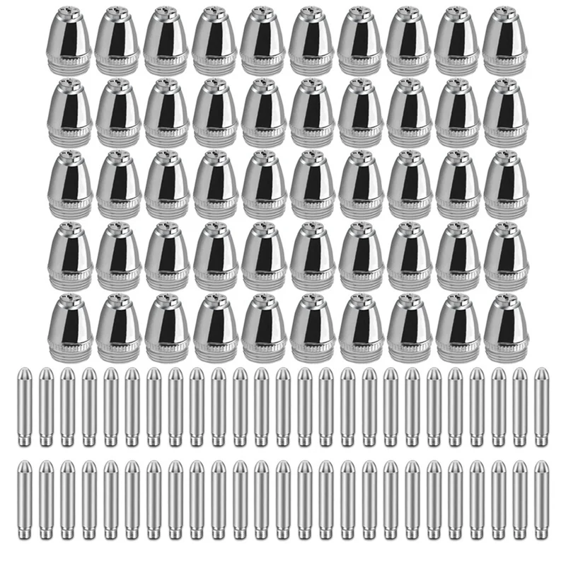 Plasma Cutter Consumable Nozzles Tips Electrodes Cutting Burner Consumables Kit Suit For AG60 WSD60 SG55