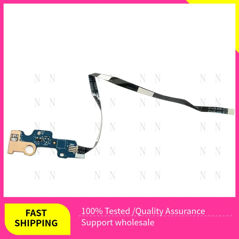 

Z для Dell Inspiron 15 5570, плата кнопки включения питания ноутбука с кабелем LS-F114P