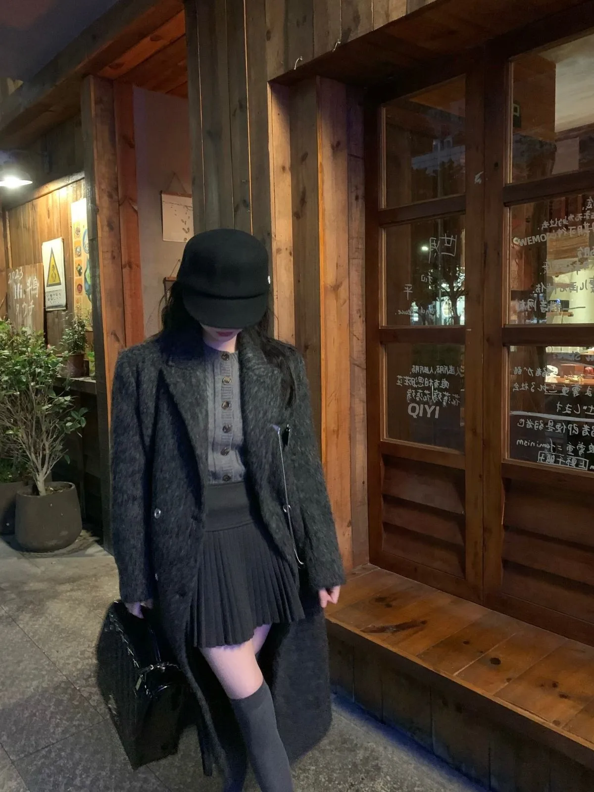 

SIMONA23 Зимняя новинка: короткая юбка из шерсти в клетку с высокой талией, удлиняющая ноги, универсальная, А-силуэт, однотонная