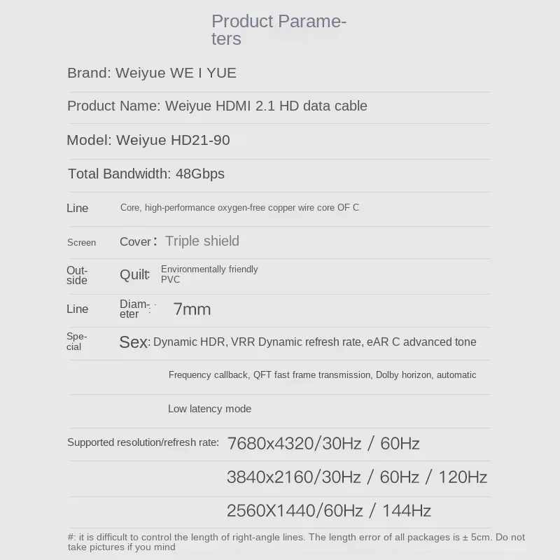 Câble Coudé à Angle Droit Compatible HDMI pour Ordinateur, Vidéo HD PS5, Version 2.1, 8k @ 60hz, 4k @ 120hz