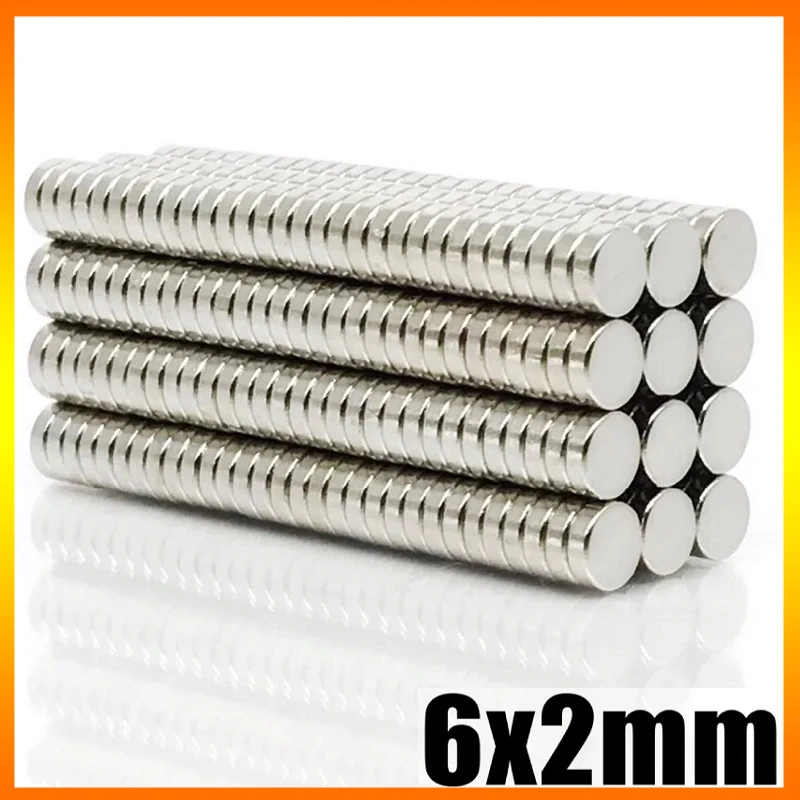 

6X2mm Magnet 50/100/200/500/2000pcs Small Round Shape for Refrigerator Fridge Craft Diy Office Whiteboard 6*2mm Accessory