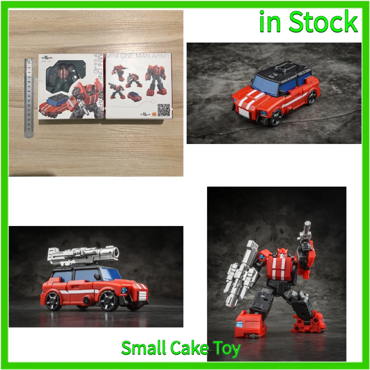 

In Stock Transformed toys Toys Iron Factory IF Ex-40 Mini One-Man Army IF-Ex40 Cliffjumper Action Figure Robot Collectible Gift