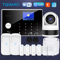 Burglar GSM WiFi Alarm System Wireless for Home with Door Sensor, Motion Detector, Smart Life Tuya APP Alert, work with Alexa
