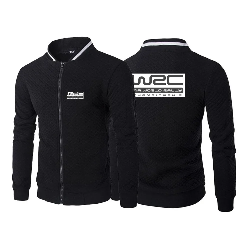 

2024 New Men World Rally Championship WRC Autumn Printing Casual Fashion Simple Six-color Zip Round Neck Hight Quality Coat Tops