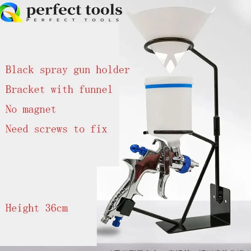 Painting Spray Gun Holder Stand Hand Tools Accessories Wall Bench Mount Hook Rack Fixed Bracket For Car Oil Paint