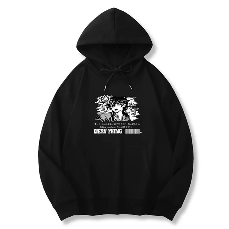 

Autumn Japanese Anime Printed Hooded Sweatshirts For Men Y2K Streetwear Pullover Hoodies New Hip Hop Fashion Hoody Goth Clothes