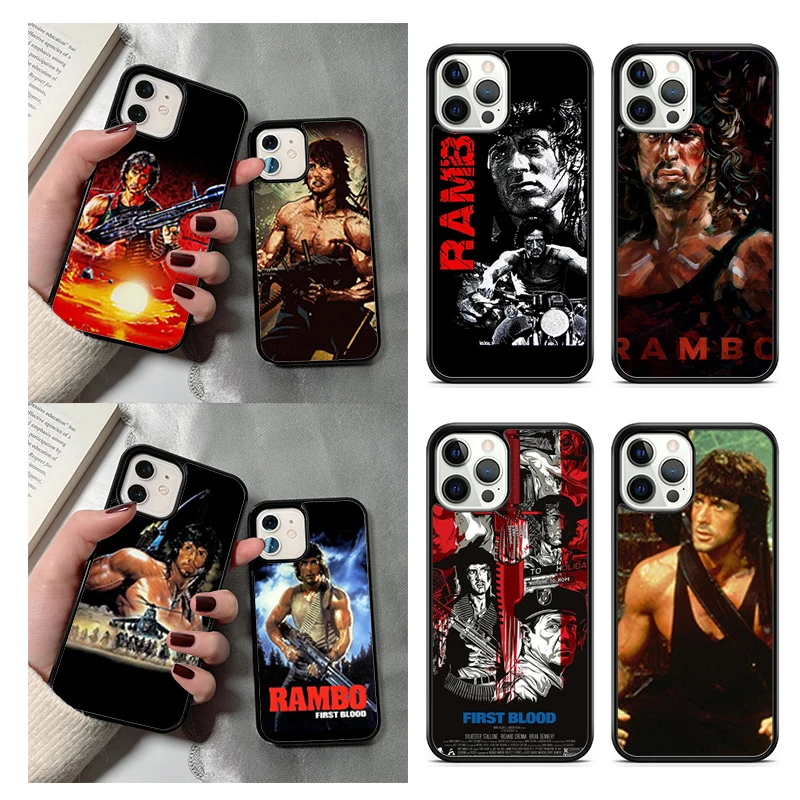 First Blood John J. Rambo Phone Case For iPhone 14 15 16 13 12 Mini Max Cover For Apple 11 Pro Max 6S 8 7 Plus SE2020 Coque