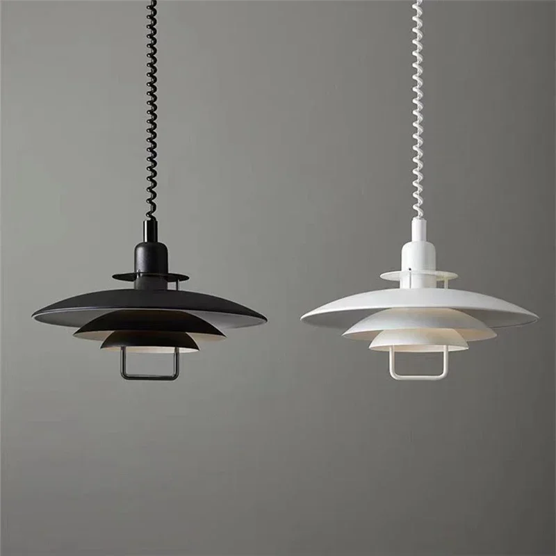 2026 for Nordic single head lifting PH pendant light modern minimalist dining room bar counter table LED ceiling lamp