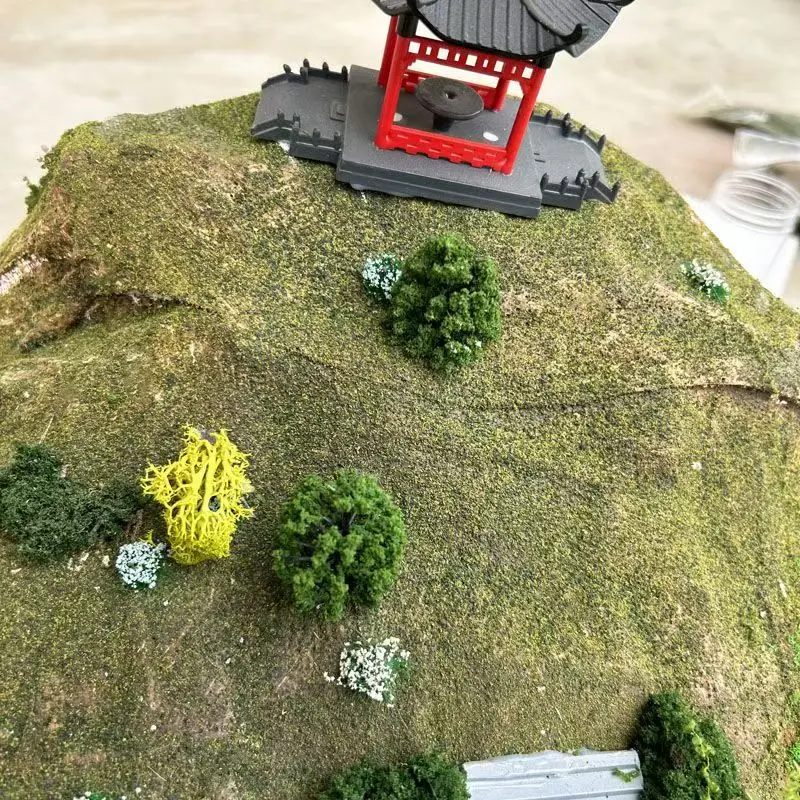 30G Miniature Terrain Powder Sponge Tree/Grass Powder For DIY Micro Landscapr Military/Railway/Sand Table Scenery