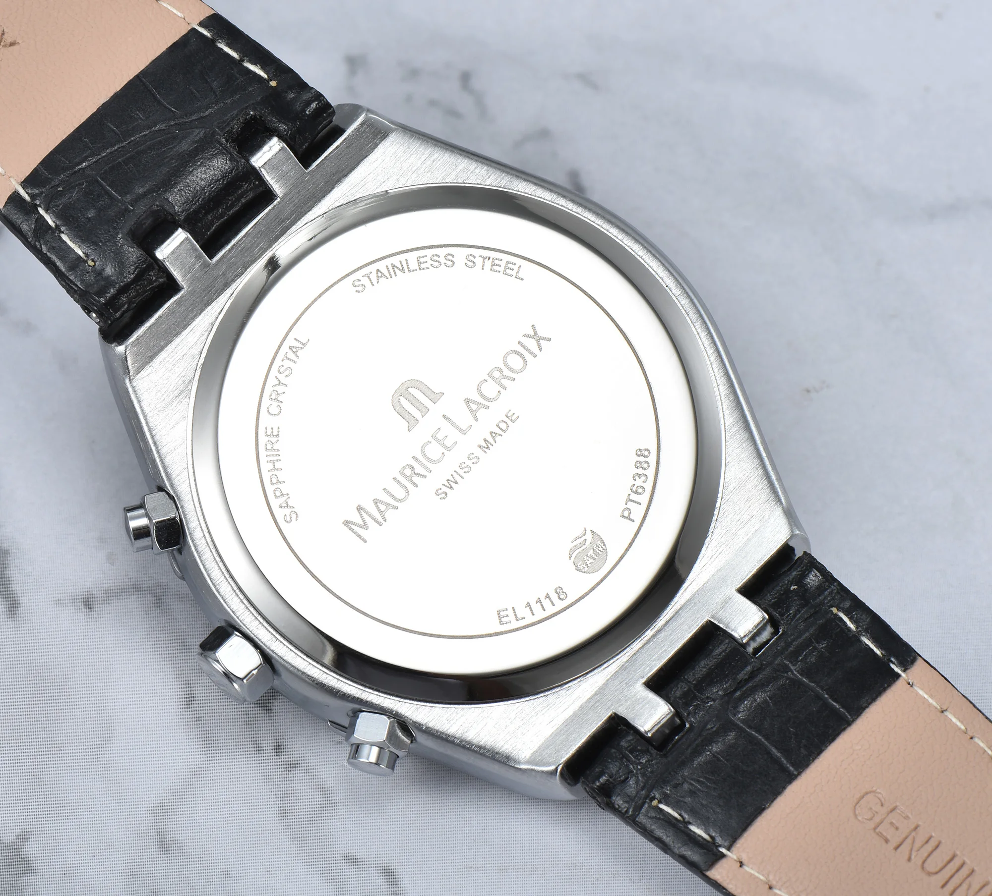 2025 ساعة IAL الكبيرة متعددة الوظائف للسلع الفاخرة الكلاسيكية En مع علبة فولاذية وحزام جلدي