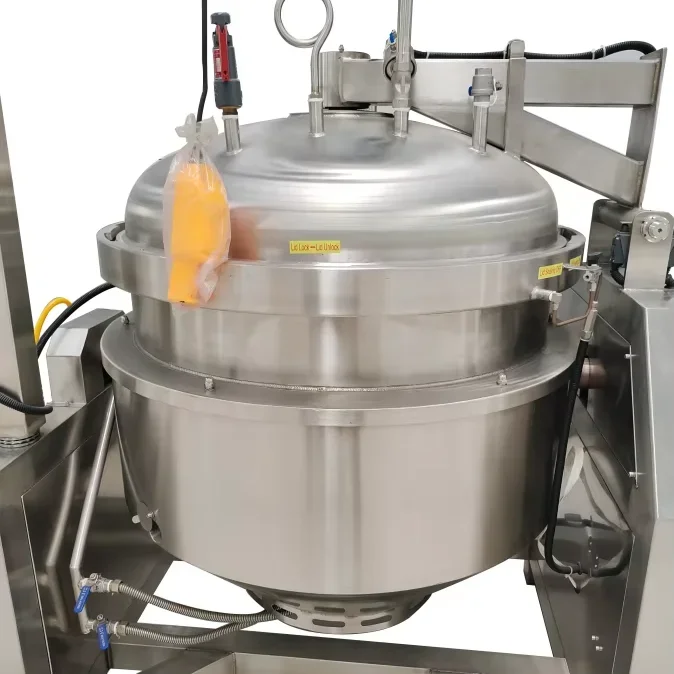 

400L Electric Induction Pressure Cooker Pressure Cooking Pot with Stirrer Steam Heating Big Capacity Pressure Tank