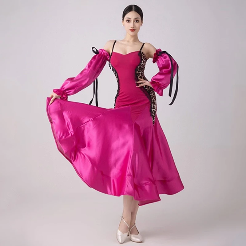 

Clothes Prom Competition Dress Performance Costume Stage Wear 2024 Ballroom Dance Dress Women Adult Standard Waltz Dance
