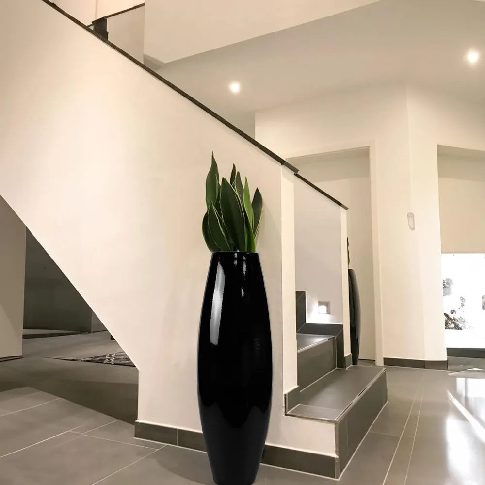 Tall Floor Vase, 35.5 Inch (90CM, 2.95FT) Tall Large Floor Vase, Sturdy Tall Vases for Living Room Decor,Vases