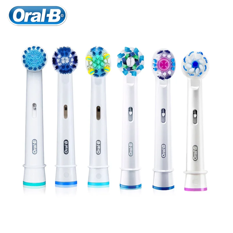 Oral-B Brush Heads Original Replaceable Brush Heads Precision Clean EB17/EB18/EB20/EB25/EB50/EB60 4 Pieces in One Pack