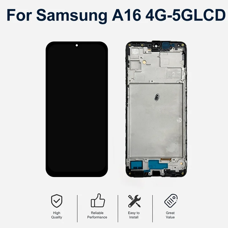 6.7" OLED For Samsung Galaxy A16 4G LCD SM-A165F Display Touch Screen Digitizer For Galaxy A16 5G LCD SM-A166B TFT Replace Parts image 5