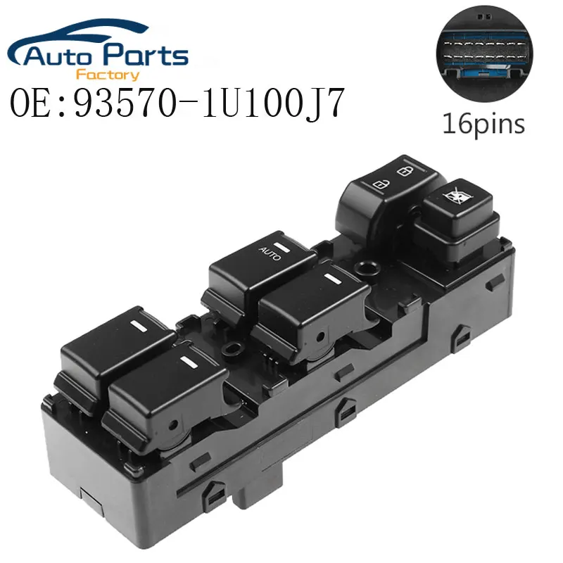 

New Power Window Switch For Kia Sorento 93570-1U100J7 935701U100J7 Switch Button