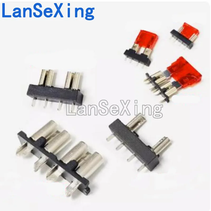 Small, medium, mini MINI car fuse connector base, PCB circuit board, soldering socket