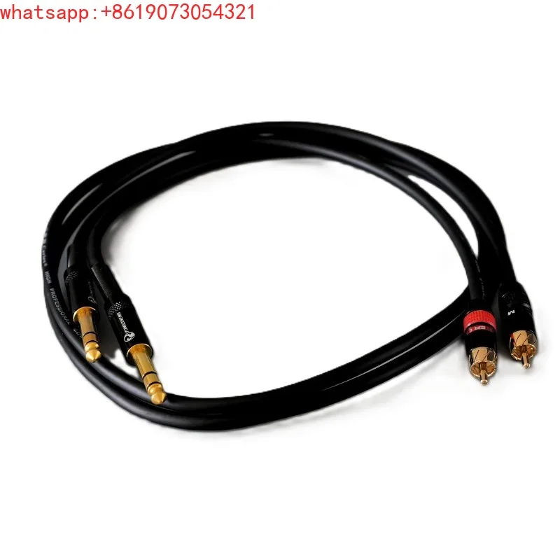 Custom audiophile 6.5/6.35 rpm dual lotus audio cable pair price