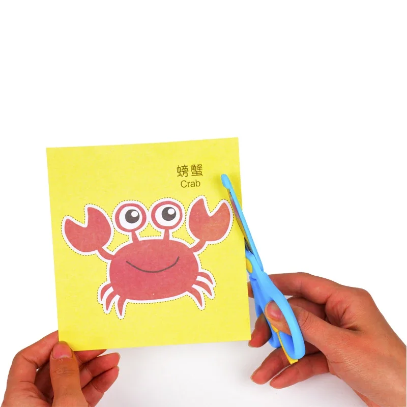 96 قطعة من الرسوم المتحركة للأطفال DIY قطع الورق الملون ألعاب قابلة للطي للأطفال حرفية يدوية على شكل حيوانات ورقية تعلم ألعاب تعليمية #5