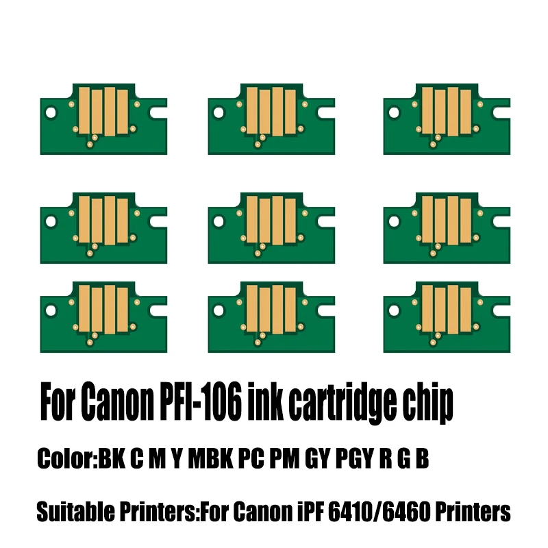 

Чип для чернильного картриджа PFI 106 для принтеров Canon iPF 6410 и iPF 6460