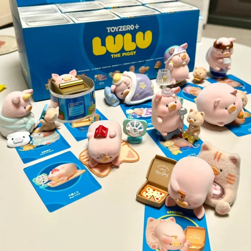 Lulu The Piggy Stay with You Series Blind Box Canned Pig Toy Kawaii Model Birthday Gift Girl Cute Holiday Ornament Collection