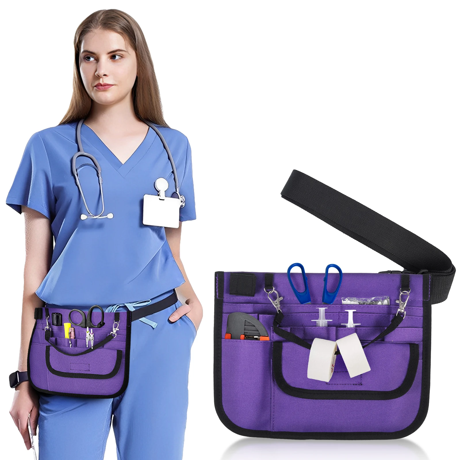 

Waterproof Nursing Organizer Quick Access Easy Organization Adjustable Straps Lightweight Durable