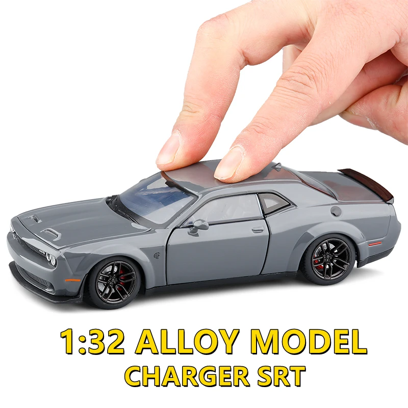 

1:32 Dodge Charger SRT Alloy Musle Car Model Diecasts & Toy Metal Vehicles Sports Car Model Simulation Sound and Light Gift