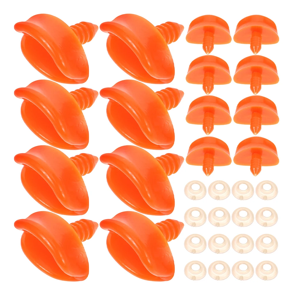 40 Buah Aksesori Paruh untuk Kerajinan Paruh Bebek untuk Diy Bagian Mainan Plastik DIY Set Mulut Mainan Boneka Binatang