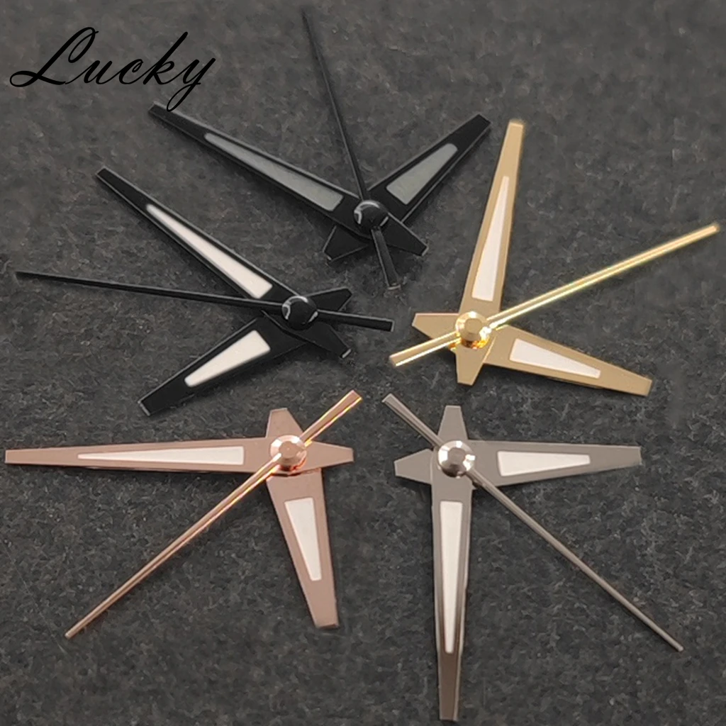NH35 Hands Silver Black Rose Gold Gold Watch Hands Suitable NH35 NH36 7S26 4R35 4R36 Movement Green Luminous Watches Pointer ﻿