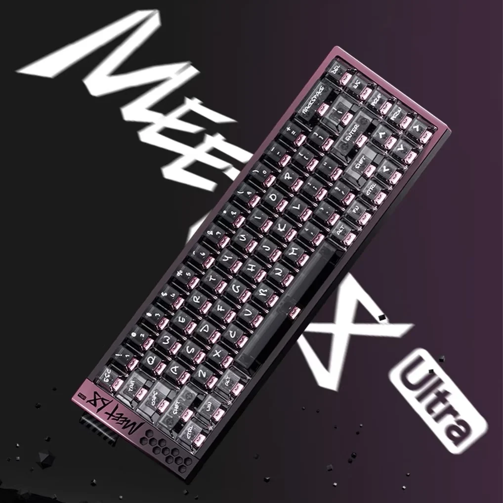 

Mikit Meet68 Ультра-клавиатура с магнитным переключателем Проводная клавиатура с возможностью горячей замены 8K 0,125 мс RT0.01 RGB Пользовательская алюминиевая игровая механическая клавиатура FPS