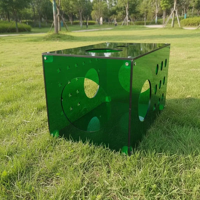 Transparent Acrylic Cat House - Small Space Cat Villa, Modular Pet Shelter for Indoor Home Use