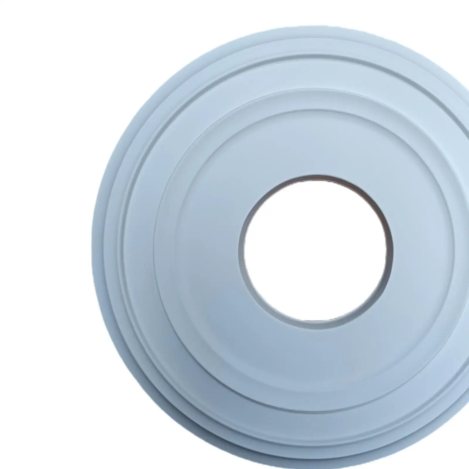 European Style Lighting PU Ceiling Medallion Base White Decorative Disc for Ceiling Pendant Lamp Room Decoration