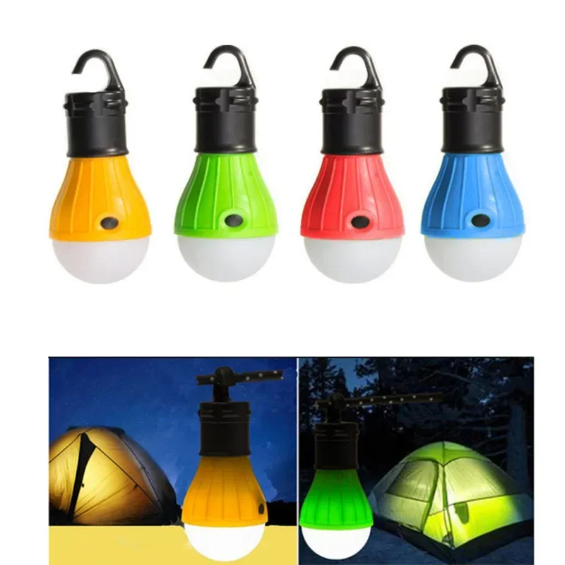 Portable Camping Equipment Outdoor Hanging  LED Camping Lantern Soft Light LED Camp Lights Bulb Lamp for Camping Tent Fishing