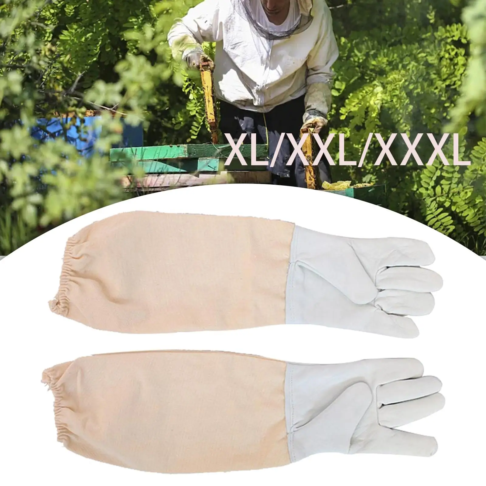 Beekeeping Gloves Anti Scratch Professional Durable Beekeeping Tools for Garden