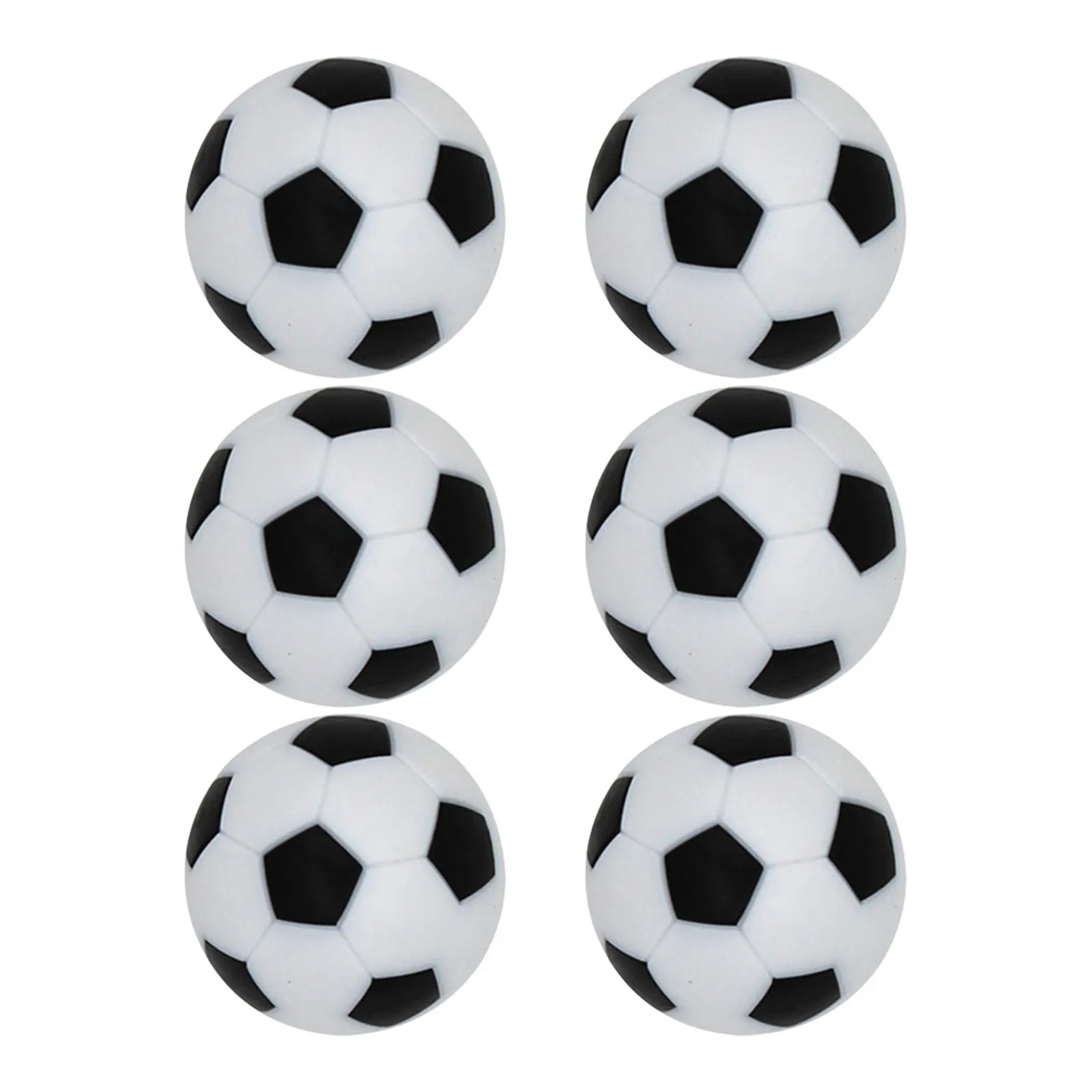 

6Pcs Mini Table Soccer Balls Foosball Replacement Footballs Lightweight Compact for Table Football Accessories