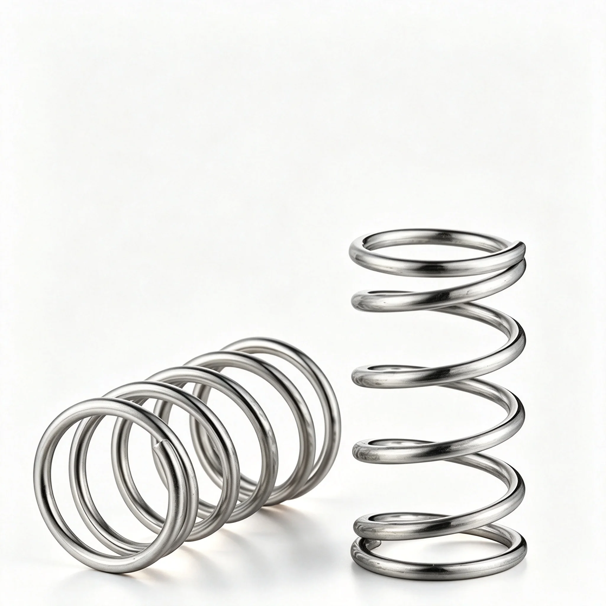 Y Shape Compression Spring 304 Stainless Steel 305mm Long Wire Dia 0.6-4mm OD 4-35mm Coil Spring for Mechanical DIY Repair