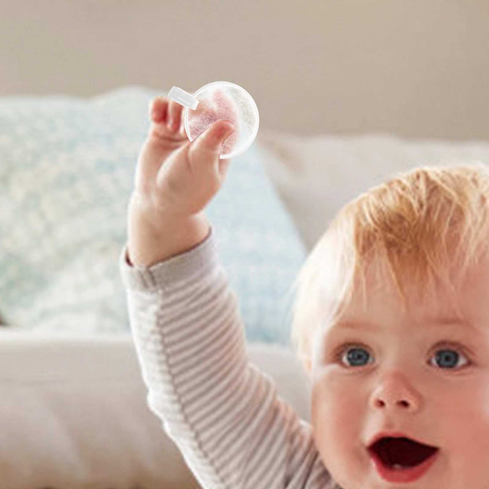 50Pack Dog Noise Maker Squeakers Transparent Design DIY Repair Replacement Insert Pet Squeaky Sound Accessories for Interactive