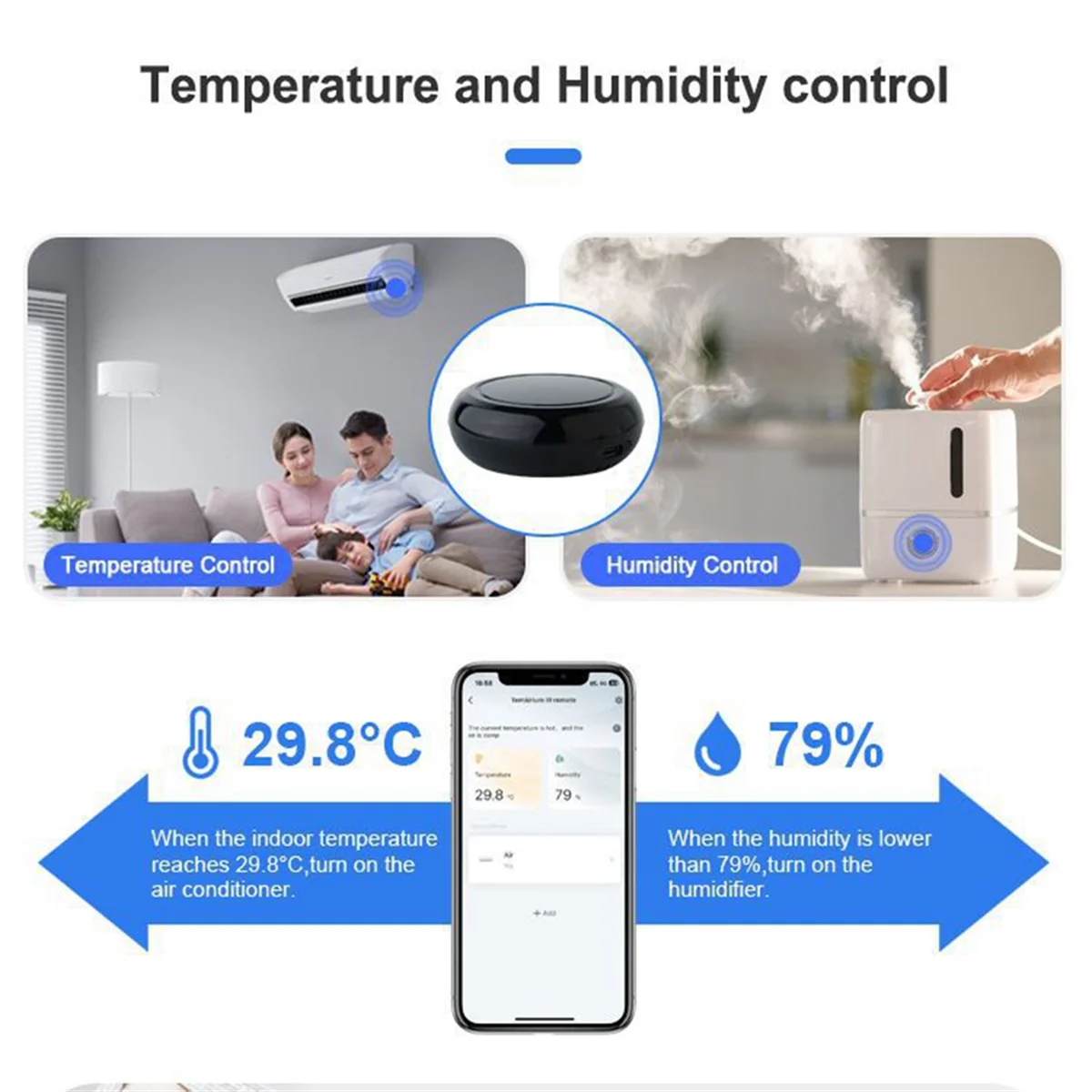 

Efficient Tuya IR Remote Control Smart Home Controller for TV AC Curtain Roller