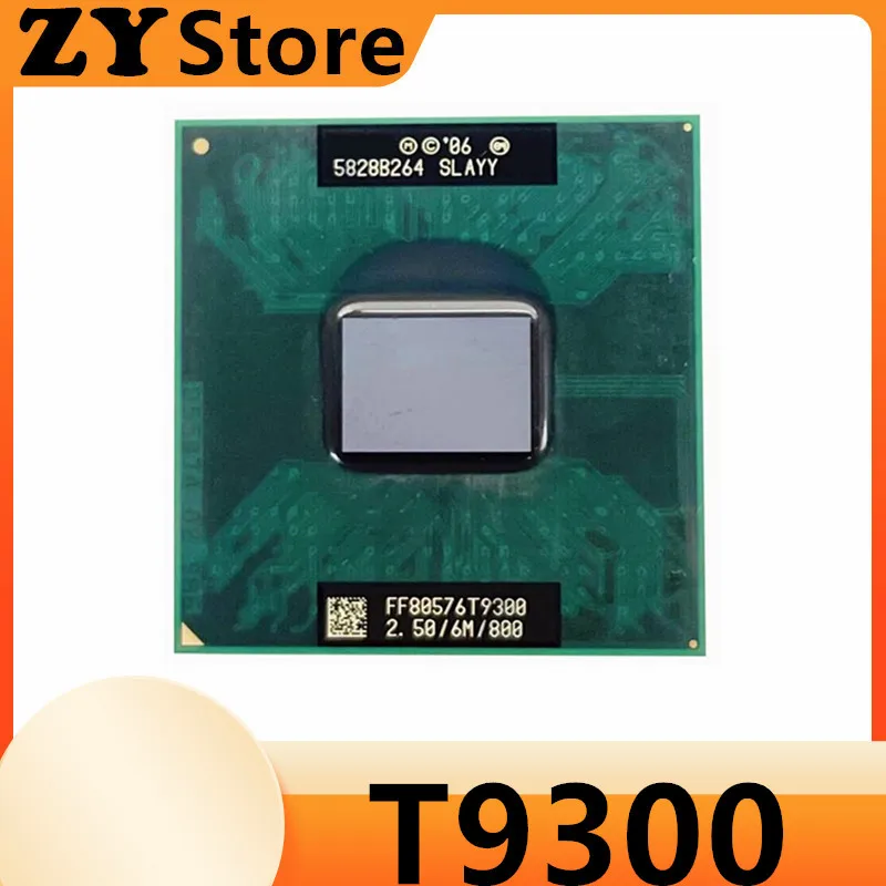 Core 2 Duo T9300 SLAQG SLAYY 2.5 GHz Dual Core Dual Thread PGA 478 6M 35W Socket P