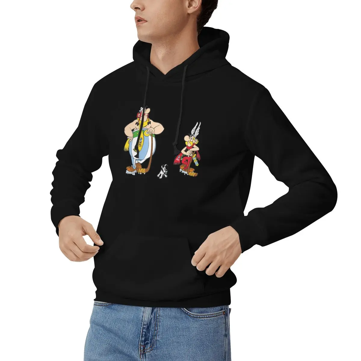 Asterix And Obelix Dogmatix Hoodies Men Women Casual Pullover Sweatshirt Fashion Long Sleeve Hooded Autumn Winter