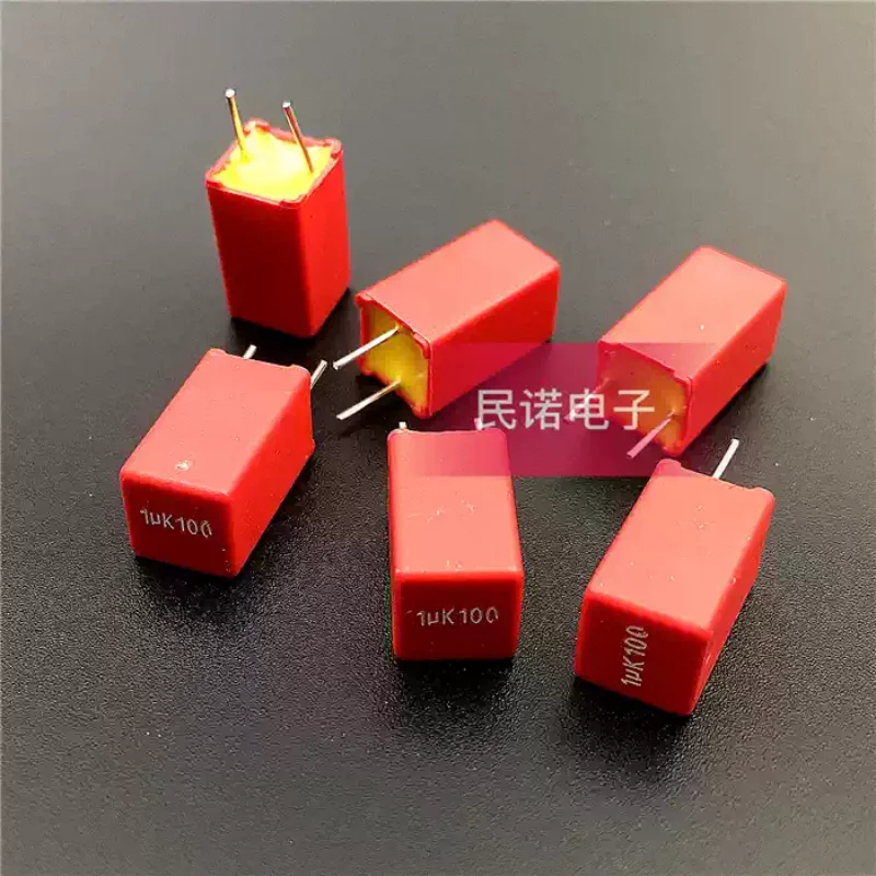 10-100pcs WIMA Capacitor MKS2 100V 1UF 100V 105 1.0UF Lead Spacing 5mm New in Stock