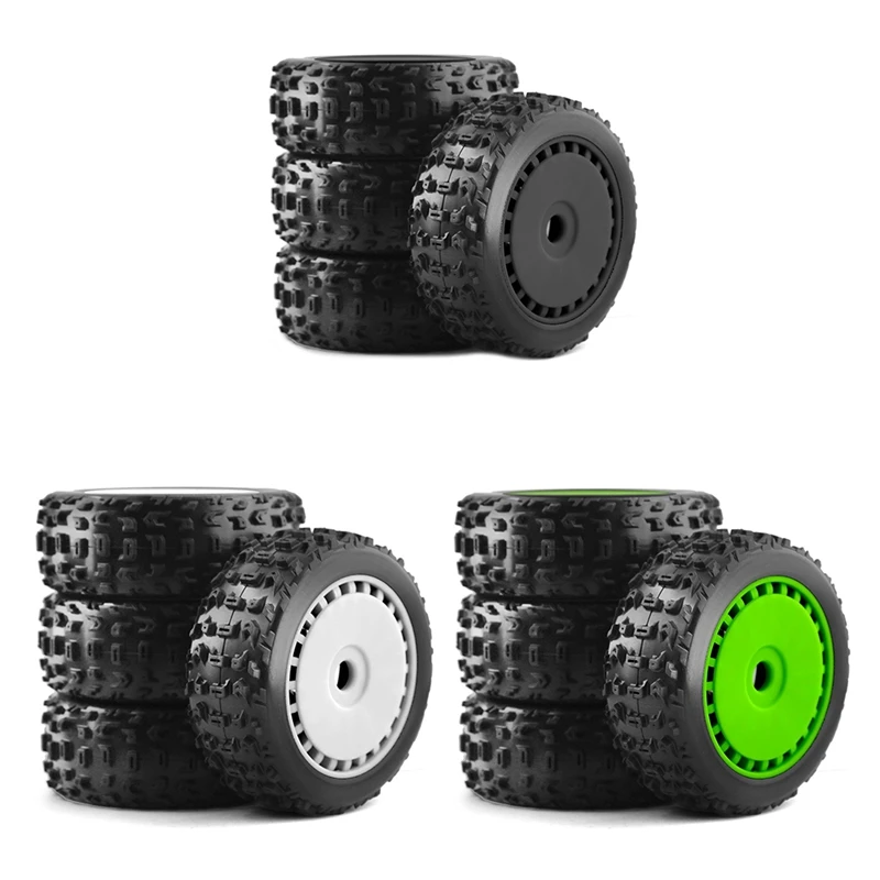 For 1/8 ARRMA KYOSHO BUGGY HSP Electric Yue Oil Yue 17Mm Combiner Off-Road Tire Accessories Black